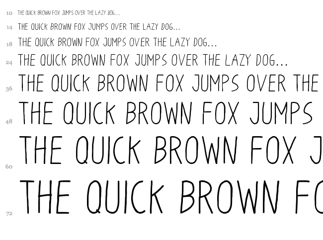 Odum Odum font waterfall